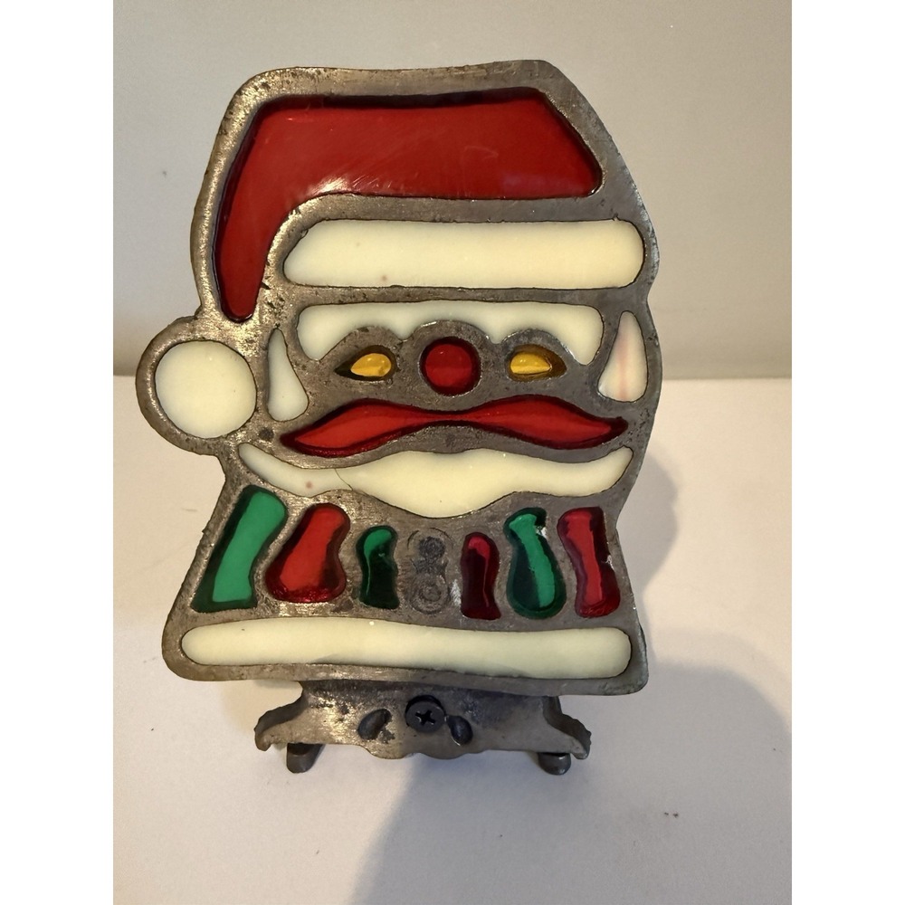 Stained Glass Steal Cast Iron Candle Votive
